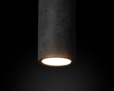 DARK GRAY Concrete Pendant Light